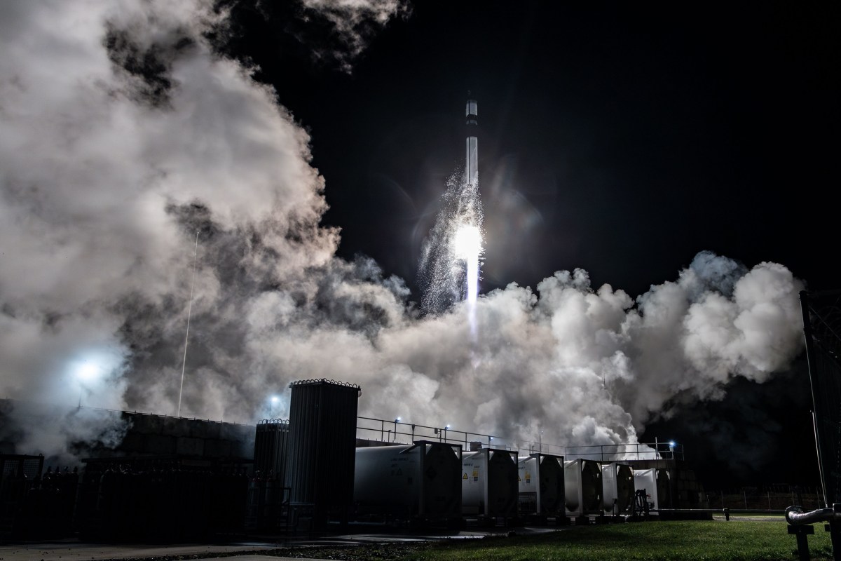 Electron launch of Synspective satellite