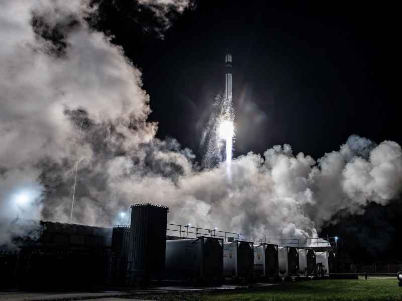 Electron launch of Synspective satellite