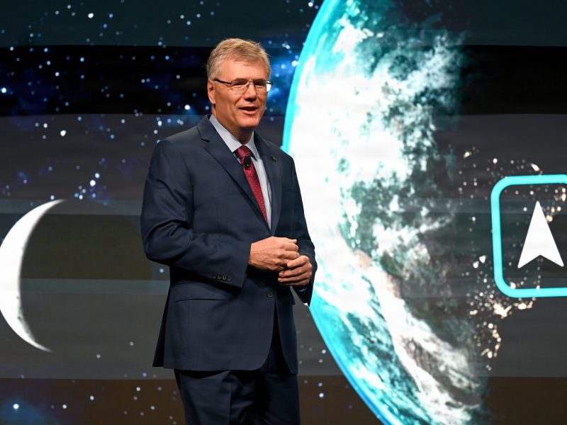 Air Force Secretary Troy Meink speaks about acquisition reforms at the 2025 Spacepower conference in Orlando, Florida. Credit: U.S. Air Force