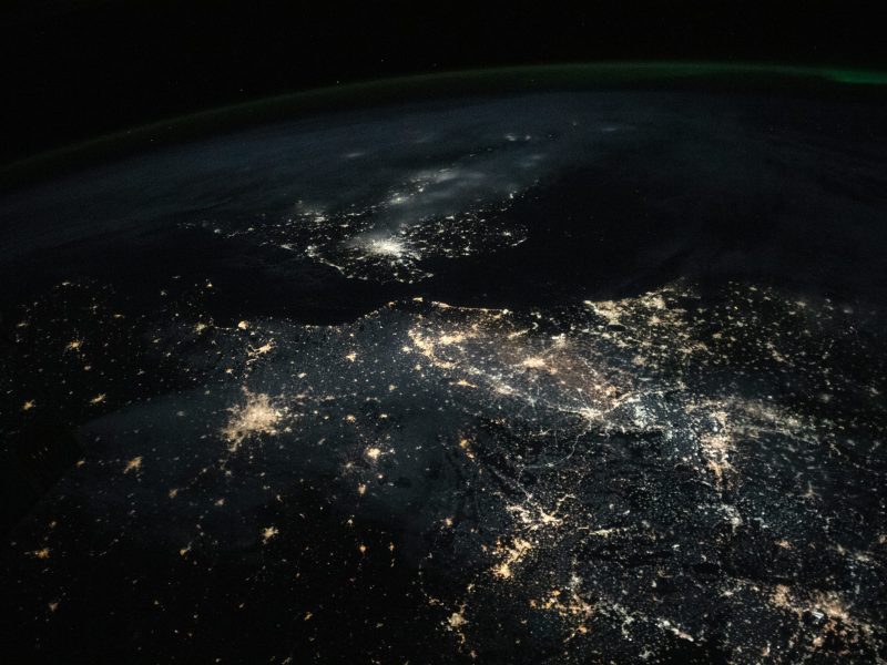 A photo of Europe taken January 19, 2024, from aboard the International Space Station by a member of the Expedition 70 crew. Credit: NASA