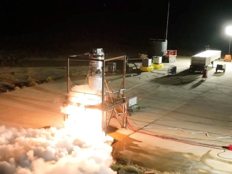 Phantom Space Hot Fire Test