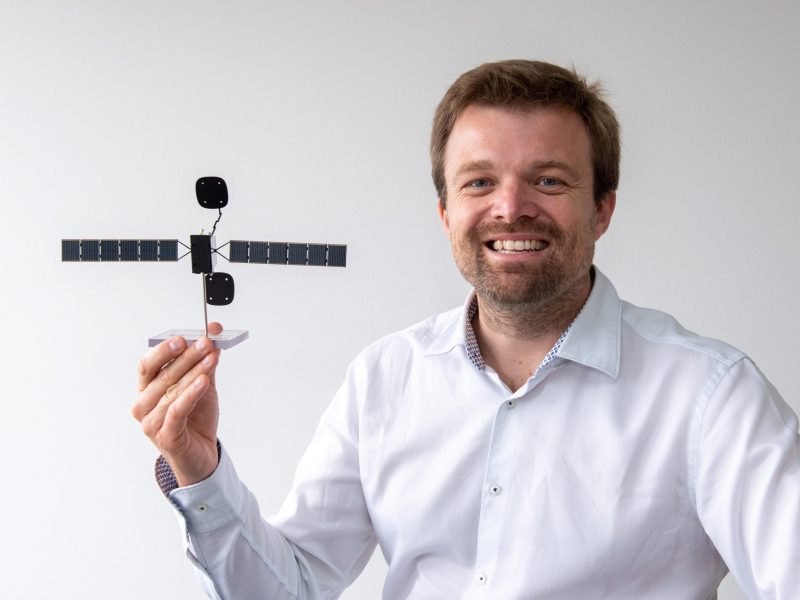 Emile de Rijk founded the company in 2011 with a focus on RF subsystems before scaling to full satellites. Credit: Swissto12
