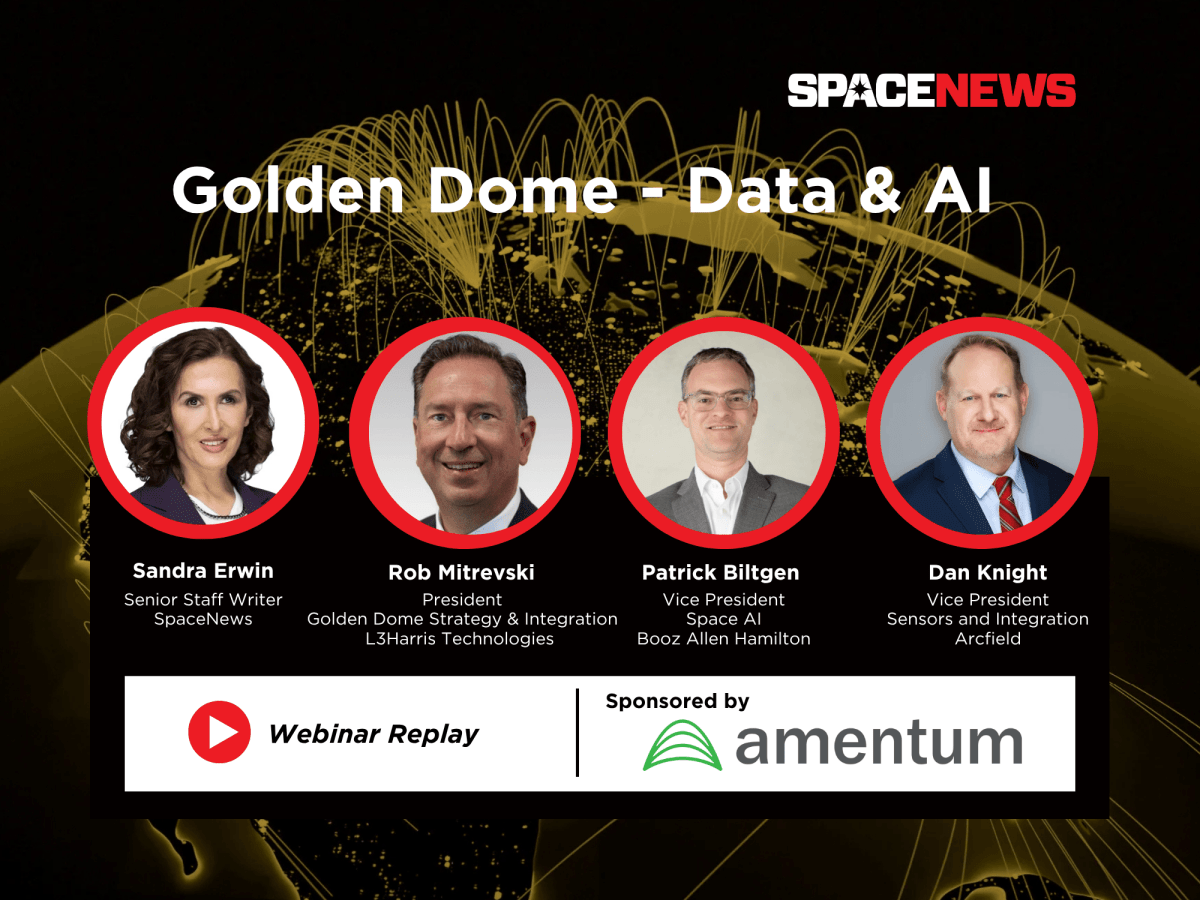 Live Event: Golden Dome – Data and AI (replay)